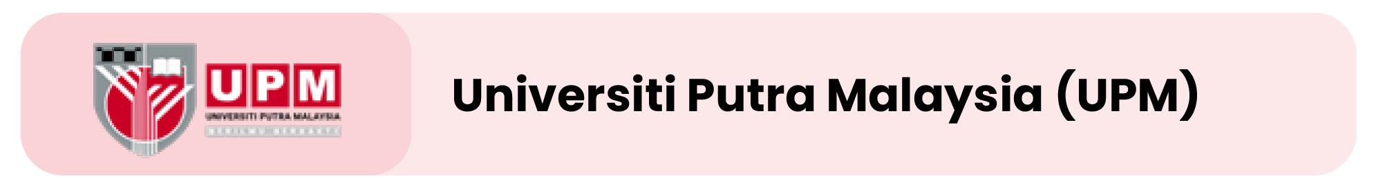 Universiti Putra Malaysia (UPM) campus in Serdang, Malaysia